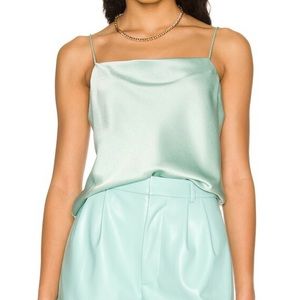Alice and Olivia Classic Harmon Drapey Slip Tank